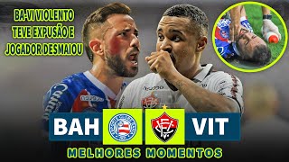 MUITA BRIGA NO BA-VI Bahia x Vitoria - Melhores momentos I Copa do Nordeste 2024