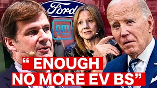 Ford CEO James Farley Shut DOWN EV Production amidst EV Crash, Claps Back at Joe Biden