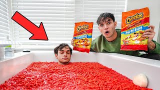 Hot Cheeto Prank on Twin Brother, What Happens Next is SHOCKING