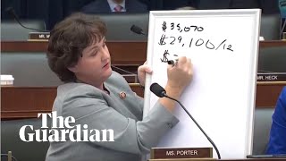 Congresswoman Katie Porter grills billionaire CEO over pay disparity at JP Morga