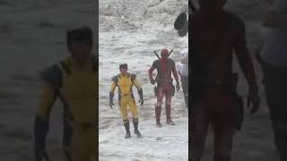 Deadpool 3 leaked video shooting scene #deadpool3