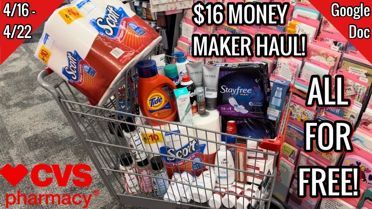 Cvs Free Cheap Couponing Deals Haul 4 16 4 22 16 Money Maker