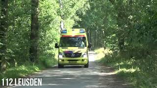 [GRIP 1 3x Primeur] P1 Assistentie Ambulance YMCA in Leusden bij een hitte ongeluk