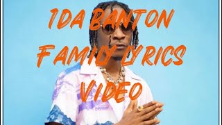 1da Banton-Family Lyrics Video