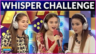 Whisper Challenge | Khush Raho Pakistan | Faysal Quraishi Show | BOL Entertainment