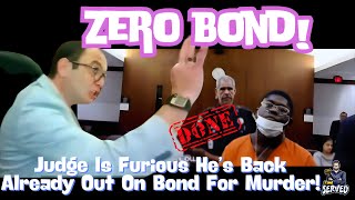 Judge Demolishes Inmate Already Out On Bond For An Unforgiveable Act!