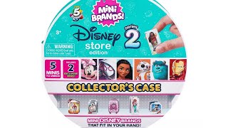 Zuru 5 Surprise Mini Brands Disney Store Edition Series 2 Collector's Case Exclusives Unboxing