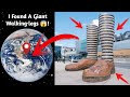 I Found A Giant Legs Sculpture! 😱🤯 on google maps and google earth 🌎 #maps #earth #hrgoogleearth