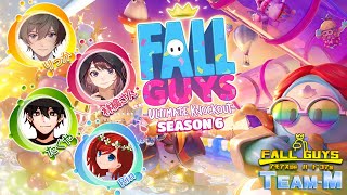 【FallGuys】第４回フォールガイズアモアス部杯！チームM(りっか・たくや・林檎さん・Rin)でクラウン目指します！！☆Rin視点【フォールガイズ】