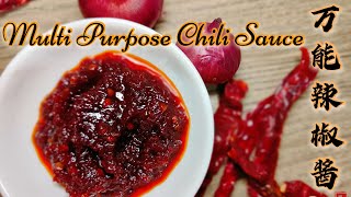 [Eng CC] 万能辣椒酱-自家配方 Multi Purpose Chili Sauce - Homemade formula #辣椒酱 #chilisause #ahpeng #sambal