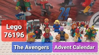 [toytoy] Lego Marvel 76196 The Avengers Advent Calendar 24 Gifts UNBOXING Speed Build 레고 크리스마스 캘린더