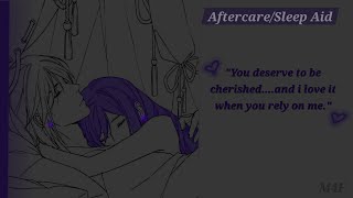 💜 M4F Aftercare/Sleep aid ASMR [M4F] [ASMR] [Rain/Thunder]💜