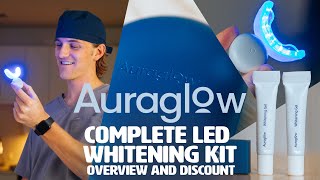 Auraglow Complete LED Whitening Kit Review and Discount