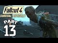 Fallout 4 Survival Difficulty SNIPER Walkthrough Gameplay - Part 13 Killing Ghouls 1080p 60FPS