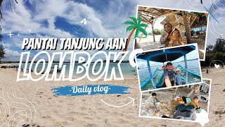 PALING RAME SAAT LIBURAN..!!! || Pantai Tanjung Aan dan Pantai Merese, Lombok || Tanjung Aan Beach