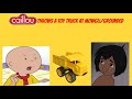 Caillou Throws a Toy Truck at Mowgli/Grounded