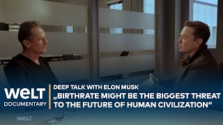 ELON MUSK: "Birthrate might be the biggest threat to the future of human civilization“
