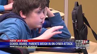 School board, parents weigh in on cyber attack