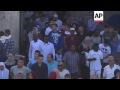Palestinians gather for Eid prayers in Jerusalem