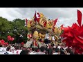 曽根天満宮　本宮　中筋西　東之町　境内　屋台練り　その２