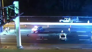 Car crashes into FHP cruiser in Orange County