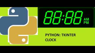 Python Project: Tkinter Digital Clock