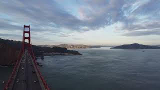 4K Golden Gate Bridge Drone Flight: 10 Minutes of Tranquility