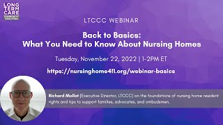 Webinar: Back to Basics: What You Need to Know about Nursing Homes