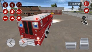 Fire Truck Driving Simulator 2020 🚒 Real Emergency Services Game #10 -  Android GamePlay