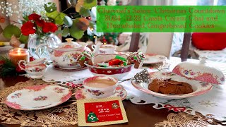 【Christmas Countdown 2024:12/22 Cassis Cream Chai with Gingerbread Cookies and Reese's】