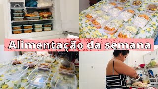 FIZ MARMITAS PARA A SEMANA + MUDANDO A ALIMENTAÇÃO + CARDÁPIO SIMPLES | Ana Campos