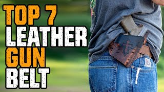 Best Leather Gun Belt 2023 - Best Leather Gun Belt For Your Firearm