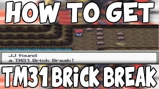 How to get TM31 Brick Break on Pokemon Platinum