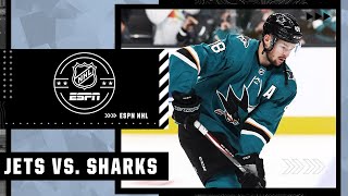Winnipeg Jets at San Jose Sharks | Full Game Highlights