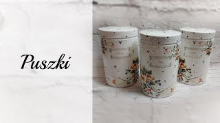 #220 Decoupage, Puszki decoupage, Cans decoupage #tutorial #krokpokroku