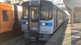 予讃線(普通)車窓 伊予西条→今治/ 7000系 伊予西条715発(松山行)