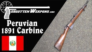 The Very Neat Peruvian Navy 1891 Mauser Carbine