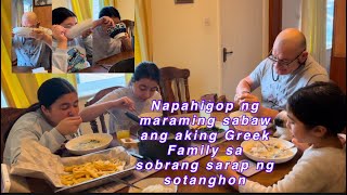 Napahigop ng maraming sabaw ang mga Greeks sa sobrang sarap ng Sotanghon😋😋 #food #filipino #noodles