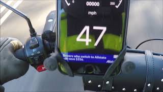 2017 Tomos Flexer Acceleration and Top Speed Test