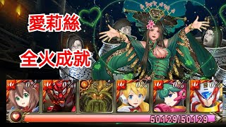 神魔之塔[人彘的濃情密語 地獄級] 愛莉絲 全火成就