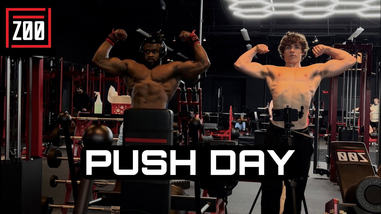 Push Day Vlog W Victor Troy Youtube