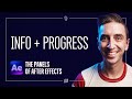 Info + Progress - The Panels of After Effects