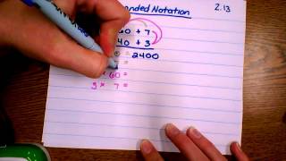 Math Lesson 2 13 Expanded Notation