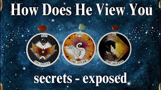 How Does *HE* View You (right-now)  🤔 SECRETS EXPOSED #timeless Tarot Psychic Reading!