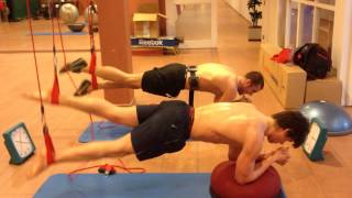 dry land training Belgian elite swimming (redcord axis) 2014 (TCW)