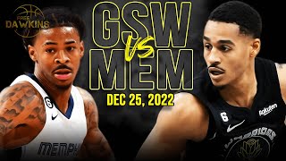 Golden State Warriors vs Memphis Grizzlies Full Game Highlights | NBA Christmas 2022 | FreeDawkins