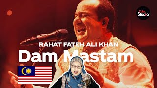 Malaysian Girl Reaction On Dam Mastam | Rahat Fateh Ali Khan | Coke Studio Season 12
