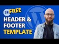 How to Build a Header and Footer Template with Elementor FREE