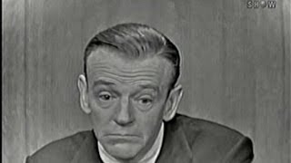 What's My Line? - Fred Astaire; Martin Gabel [panel] (Jun 8, 1958)