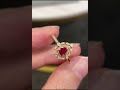 ❤ 紅寶石鑽石戒指 ❤ 有片18k金，❤️鴿血紅寶石約0.30ct@sk design jewellery